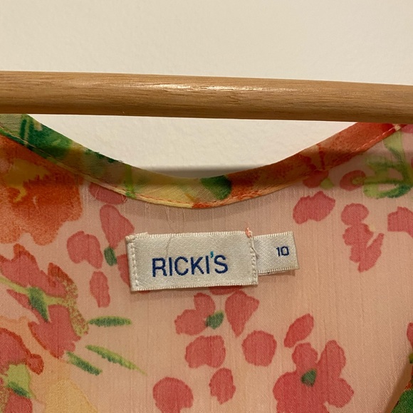 floral beach coverup - Picture 3 of 3